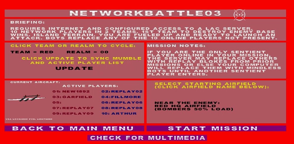 Net Mission 03 with Active Player List