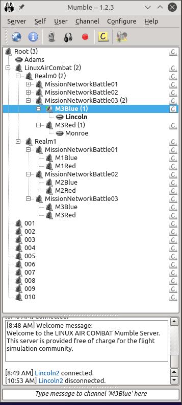 Mumble menus